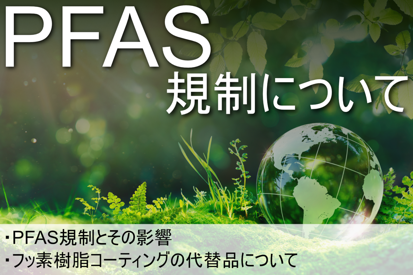 PFAS規制について
